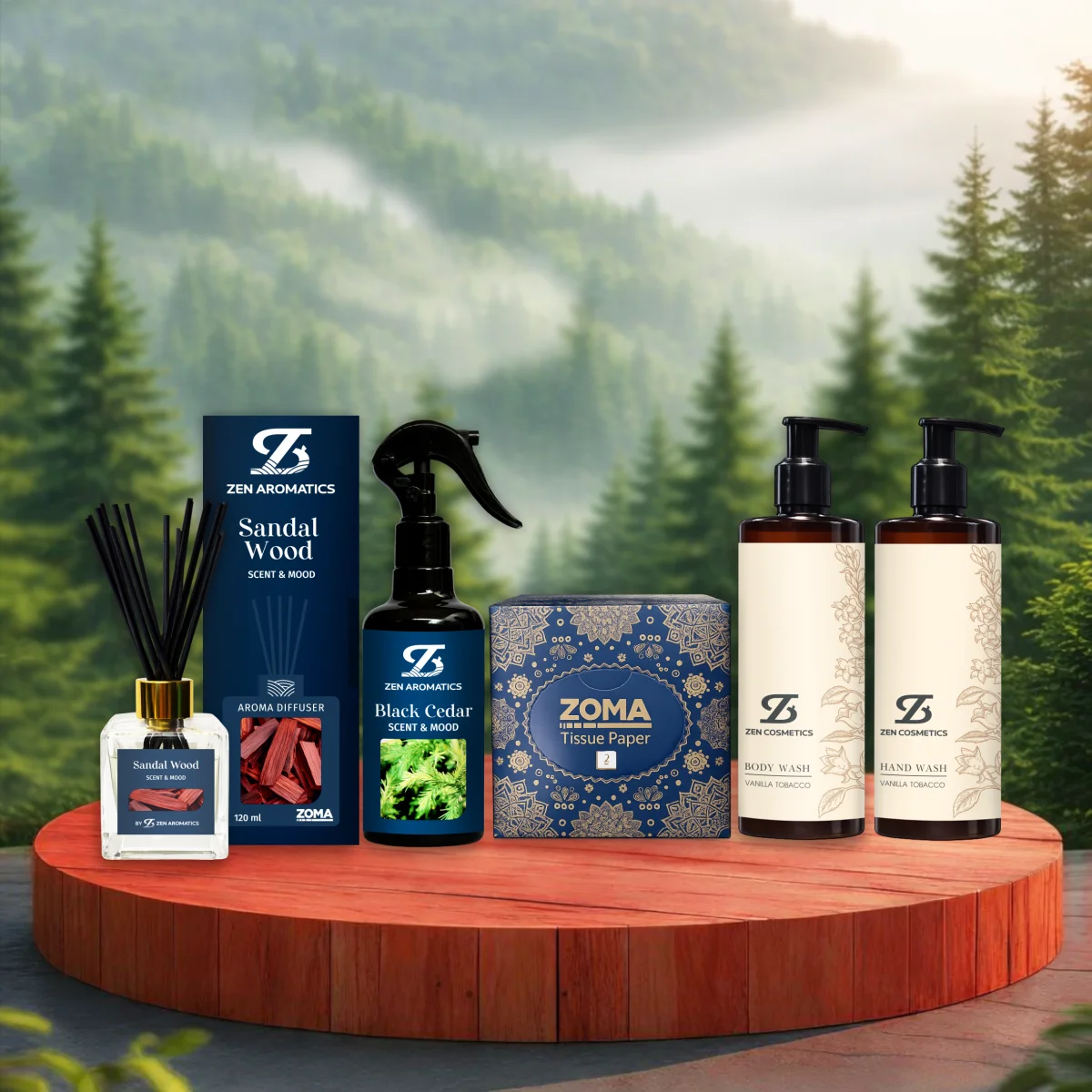 Sandal Wood საგაზაფხულო ნაკრები